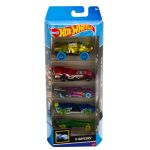 Set 5 mașinuțe Hot Wheels X-Raycers multicolor pentru copii 3+ ani