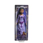 Papusa Disney Wish Asha Mattel, rochie mov, 32,5 cm, 3 ani+