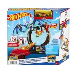 Pista Hot Wheels City Bucla Liliacului cu masina inclusa, 4+ ani