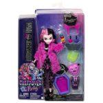 Papusa Monster High Draculaura Creepover Party cu accesorii tematice