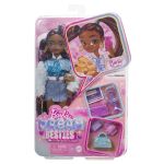 Păpușa Barbie Dream Besties Brooklyn cu accesorii și ținută detașabilă