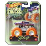 Masinuta Hot Wheels Monster Trucks HotWeiler Glow in the Dark, 1:64