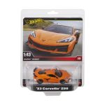 Mașinuță metalică Hot Wheels Premium '23 Corvette Z06 Real Riders, 1:43