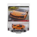 Mașinuță metalică Hot Wheels Premium '23 Corvette Z06 Real Riders, 1:43
