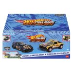 Set 2 mașinuțe metalice Hot Wheels pull-back Muscle and Blown & Porsche 914 Safari