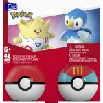Set construcție Pokémon MEGA cu Togepi și Piplup, 41 piese