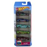 Set 5 masinute Hot Wheels HW Drift, design multicolor, 3+ ani