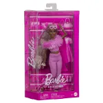 Păpușa Barbie Deluxe Style cu ținută roz și păr împletit, 4+ ani