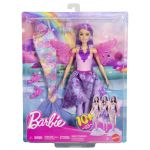 Papusa Barbie Fantasy zana-sirena cu 10+ look-uri si accesorii