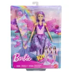 Papusa Barbie Fantasy zana-sirena cu 10+ look-uri si accesorii