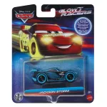 Masinuta metalica Cars Glow Racers Jackson Storm, scara 1:55