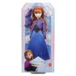 Papusa Anna Frozen patinatoare cu rochie de festival si accesorii