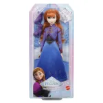Papusa Anna Frozen patinatoare cu rochie de festival si accesorii