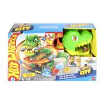 Set Hot Wheels City Stația de Pompieri și Bătălia cu T-Rex