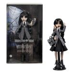 Papusa Monster High Wednesday Addams cu Thing si accesorii Mattel