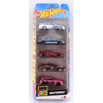 Set 5 masini Hot Wheels Nightburnerz pentru joc si colectie, multicolor