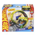 Pistă Hot Wheels City Atacul Spiral al Șarpelui cu mașinuță inclusă
