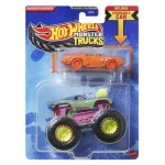 Hot Wheels Monster Trucks Rodger Dodger cu masinuta metalica