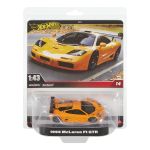 Mașinuță metalică Hot Wheels Premium McLaren F1 GTR 1995, scara 1:43