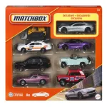 Set 8 masinute metalice Matchbox 1:64 cu model exclusiv Karma GS-6