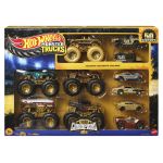 Set Hot Wheels Monster Trucks Bigfoot 50 Trophy Champions, 11 vehicule
