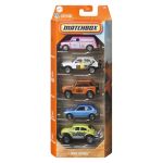 Set 5 mașinuțe metalice Matchbox MBX Retro, scara 1:64