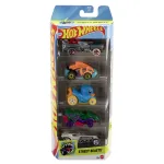 Set 5 mașinuțe Hot Wheels Street Beasts, multicolor, 3+ ani