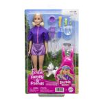 Papusa Barbie Malibu cu accesorii pentru aventuri in aer liber