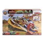 Set de joaca Cars cu circuit de salvare si 3 masinute metalice