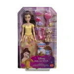 Papusa Disney Princess Bella cu catel si accesorii Color Change