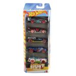 Set 5 masinute Hot Wheels Stunt Tracks multicolor pentru copii 3+ ani