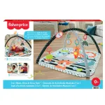 Salteluță de activități Fisher-Price 3 în 1 muzicală pentru bebeluși