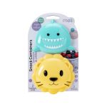 Set 2 recipiente pentru gustari bebe Melii, 232 ml, Shark & Lion