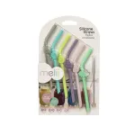 Set 6 paie reutilizabile din silicon cu animale pentru copii Melii