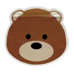 Set 6 pungi sandwich reutilizabile cu model animal pentru copii