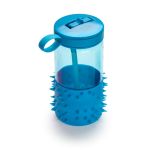 Sticlă de apă Melii Spikey albastră din Tritan, anti-scurgere, 503 ml