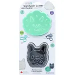 Set 3 in 1 forme animale pentru sandwich Melii, Dinozaur si Bulldog