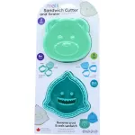 Set 3 in 1 forme pentru sandwich Melii, urs si rechin, fara BPA
