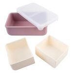 Cutie de prânz bento din silicon cu compartimente detașabile Melii Blush Berry