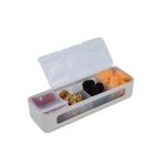 Cutie snack cu 4 compartimente pentru copii Melii Luxe, Ivory