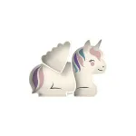 Farfurie compartimentată din silicon cu ventuză Melii Luxe Unicorn