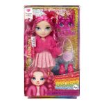 Papusa Rainbow High Littles Magenta Monroe cu accesorii si animalut magic