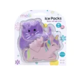 Set 2 pachete gel termic reutilizabile Melii, unicorn si pisica