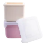 Set 2 recipiente din silicon alimentar Melii, 236 ml, Blush Berry