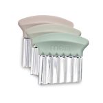 Set 3 cutite pentru gustari copii Melii, 3 forme, roz alb bej