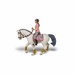 Figurina Papo cal de parada realist, pictata manual, pentru copii 3+