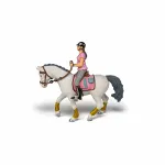 Figurina Papo cal de parada realist, pictata manual, pentru copii 3+