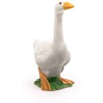 Figurina gasca alba Papo, animal de ferma pictat manual, 3+ ani