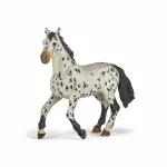 Figurină iapă Appaloosa neagră Papo, pictată manual, 13 x 4 x 9 cm