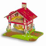Ferma mini Papo pentru figurine, set de joaca multicolor, 3+ ani
